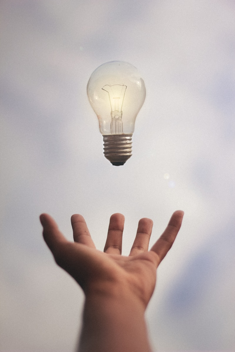 Photo by Júnior Ferreira person catching light bulb