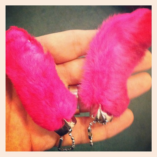 Since I was in high school I have carried a dyed pink rabbit's foot for luck...the last one I had hung in my Station vehicle...yesterday Toltec Mounds State Park set me up of awhile.
